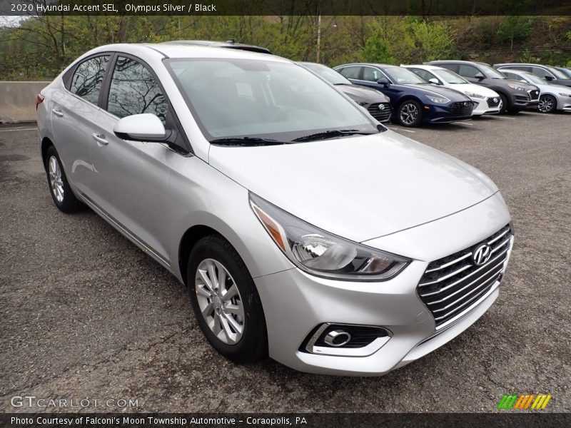 Olympus Silver / Black 2020 Hyundai Accent SEL