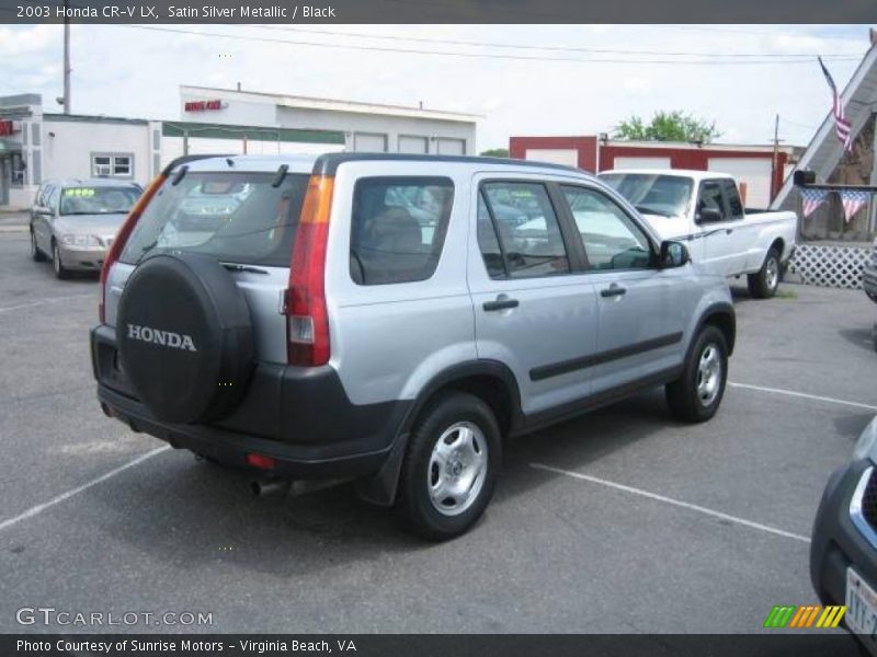 Satin Silver Metallic / Black 2003 Honda CR-V LX