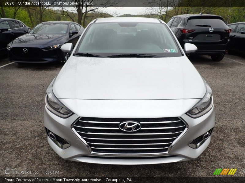 Olympus Silver / Black 2020 Hyundai Accent SEL