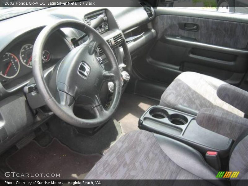 Satin Silver Metallic / Black 2003 Honda CR-V LX