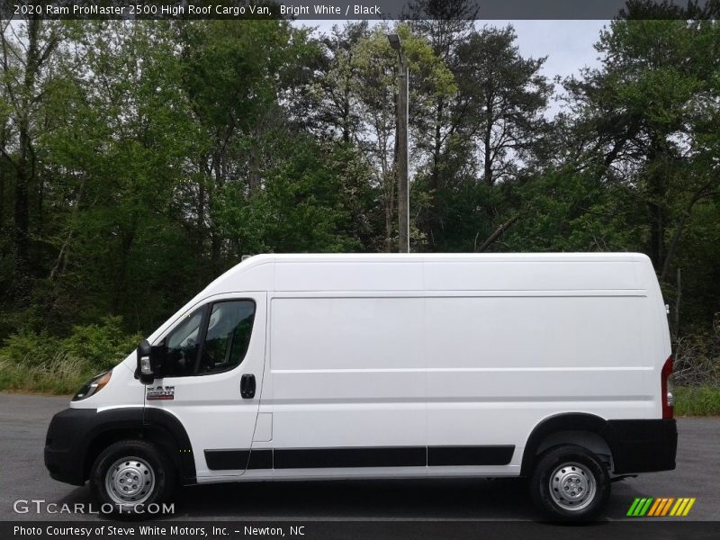 Bright White / Black 2020 Ram ProMaster 2500 High Roof Cargo Van