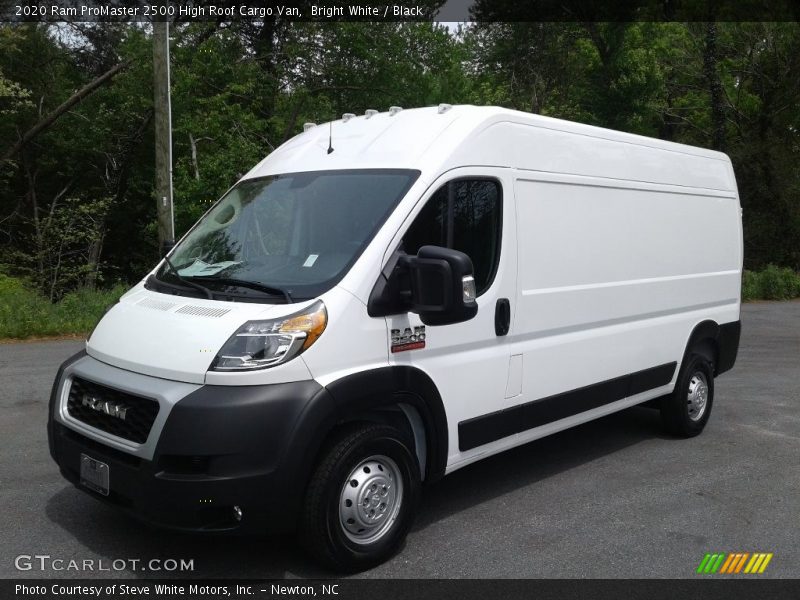 Bright White / Black 2020 Ram ProMaster 2500 High Roof Cargo Van