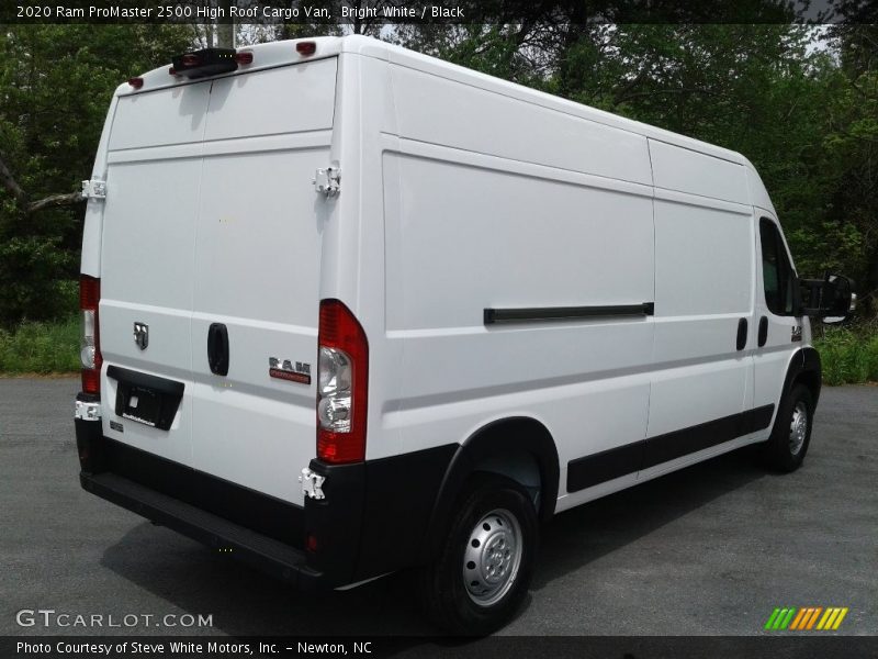 Bright White / Black 2020 Ram ProMaster 2500 High Roof Cargo Van