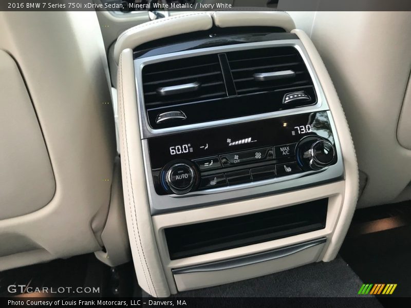 Mineral White Metallic / Ivory White 2016 BMW 7 Series 750i xDrive Sedan