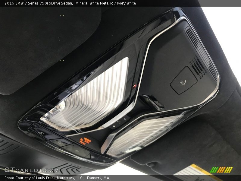 Mineral White Metallic / Ivory White 2016 BMW 7 Series 750i xDrive Sedan