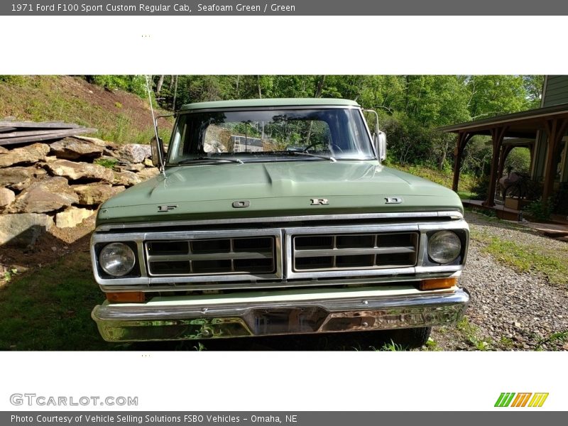  1971 F100 Sport Custom Regular Cab Seafoam Green
