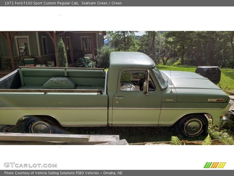  1971 F100 Sport Custom Regular Cab Seafoam Green