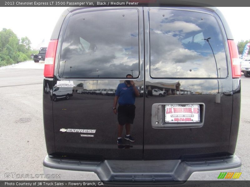 Black / Medium Pewter 2013 Chevrolet Express LT 3500 Passenger Van