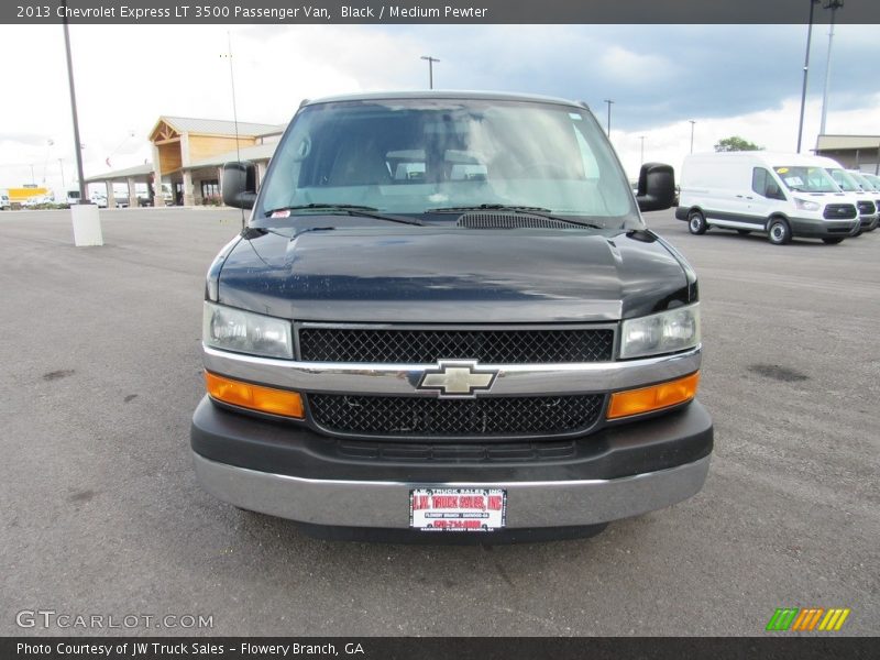 Black / Medium Pewter 2013 Chevrolet Express LT 3500 Passenger Van