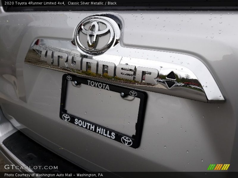 Classic Silver Metallic / Black 2020 Toyota 4Runner Limited 4x4