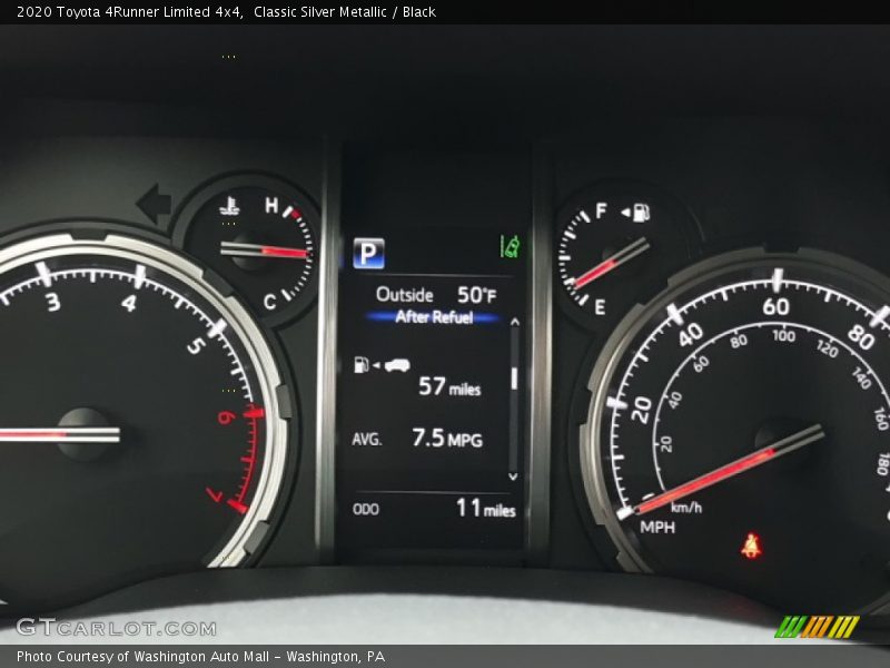 Classic Silver Metallic / Black 2020 Toyota 4Runner Limited 4x4