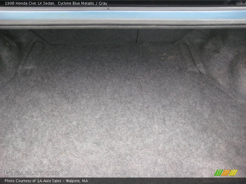 Cyclone Blue Metallic / Gray 1998 Honda Civic LX Sedan