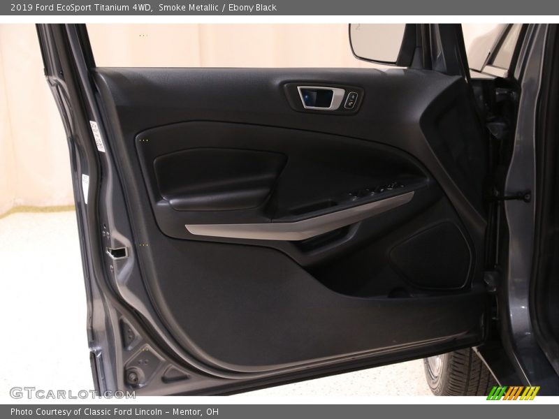 Smoke Metallic / Ebony Black 2019 Ford EcoSport Titanium 4WD