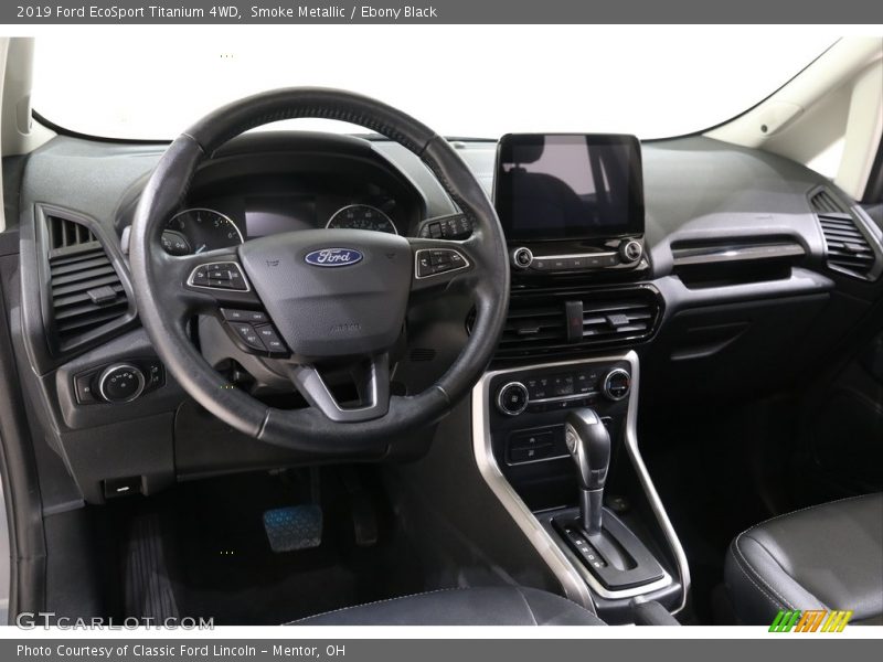 Smoke Metallic / Ebony Black 2019 Ford EcoSport Titanium 4WD