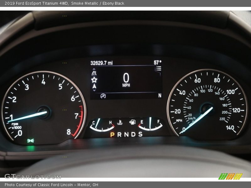 Smoke Metallic / Ebony Black 2019 Ford EcoSport Titanium 4WD