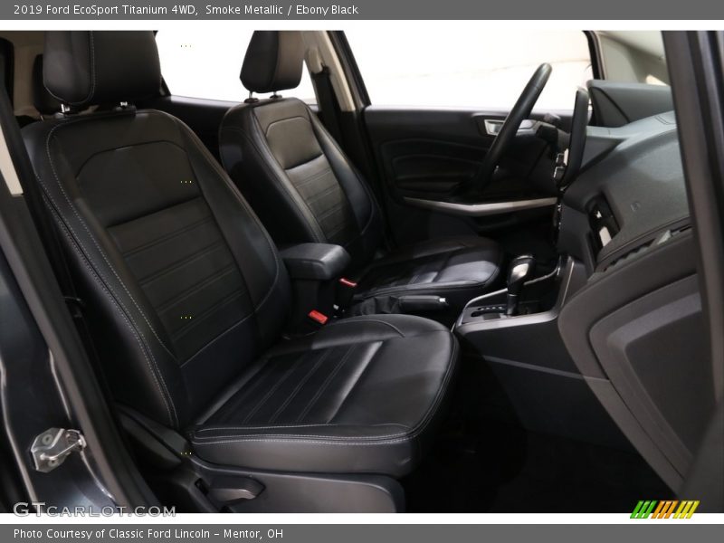 Smoke Metallic / Ebony Black 2019 Ford EcoSport Titanium 4WD