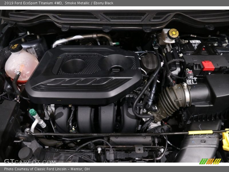 Smoke Metallic / Ebony Black 2019 Ford EcoSport Titanium 4WD