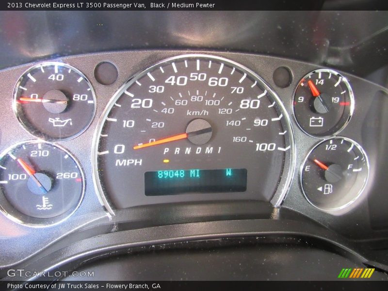  2013 Express LT 3500 Passenger Van LT 3500 Passenger Van Gauges