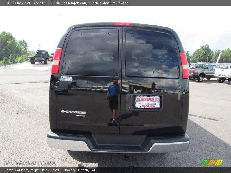 Black / Medium Pewter 2013 Chevrolet Express LT 3500 Passenger Van