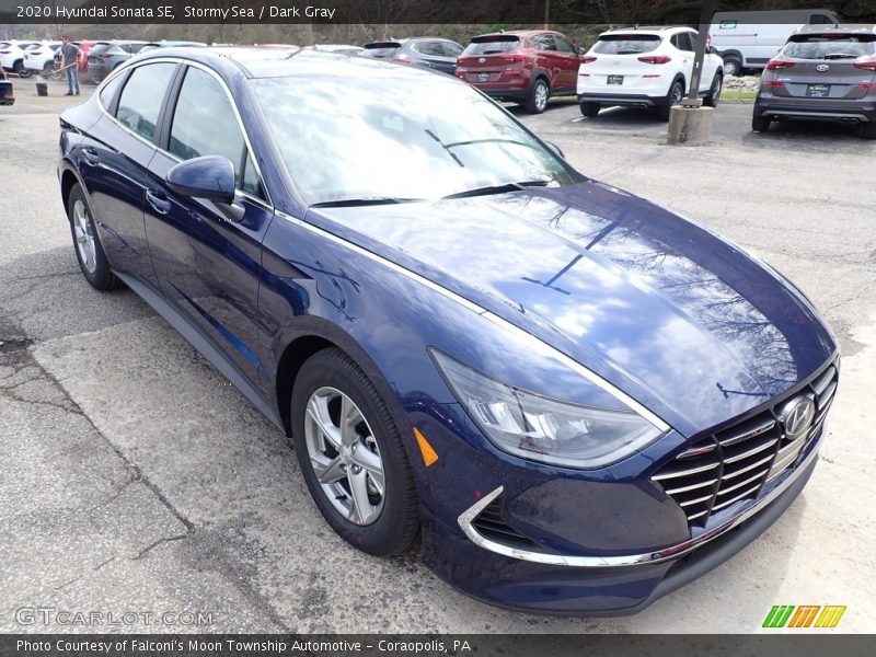 Stormy Sea / Dark Gray 2020 Hyundai Sonata SE