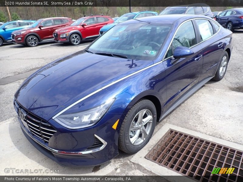 Stormy Sea / Dark Gray 2020 Hyundai Sonata SE