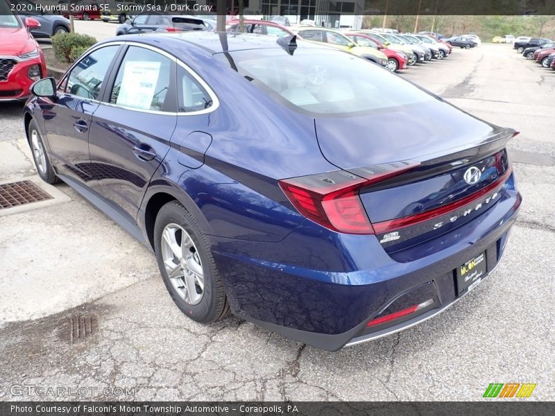 Stormy Sea / Dark Gray 2020 Hyundai Sonata SE