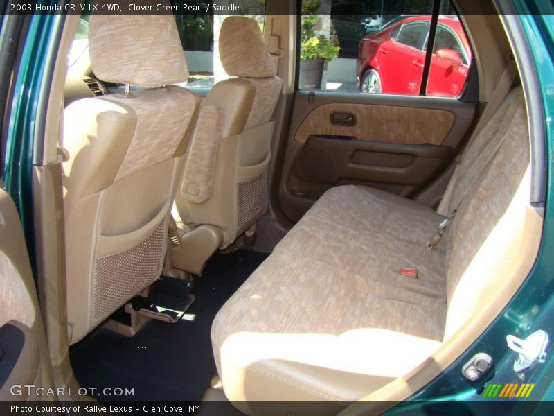 Clover Green Pearl / Saddle 2003 Honda CR-V LX 4WD