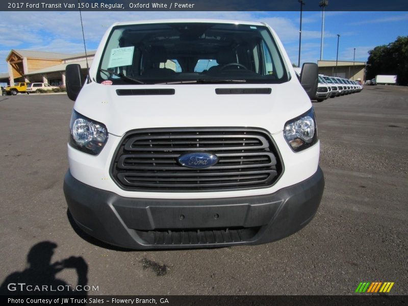 Oxford White / Pewter 2017 Ford Transit Van 150 LR Regular