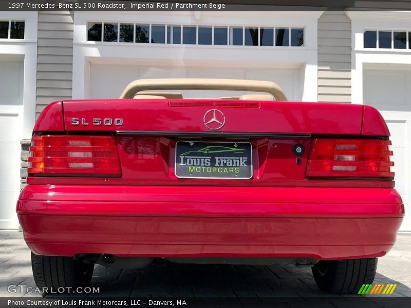 Imperial Red / Parchment Beige 1997 Mercedes-Benz SL 500 Roadster