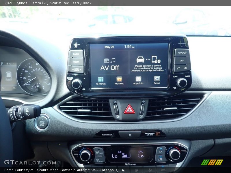 Scarlet Red Pearl / Black 2020 Hyundai Elantra GT