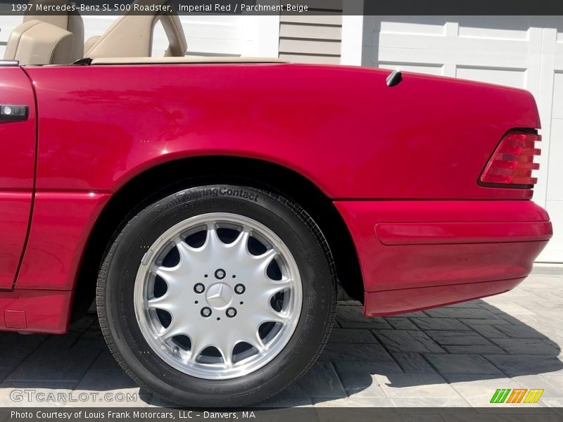 Imperial Red / Parchment Beige 1997 Mercedes-Benz SL 500 Roadster