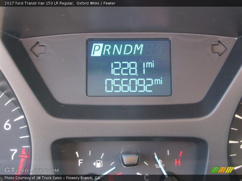 Oxford White / Pewter 2017 Ford Transit Van 150 LR Regular
