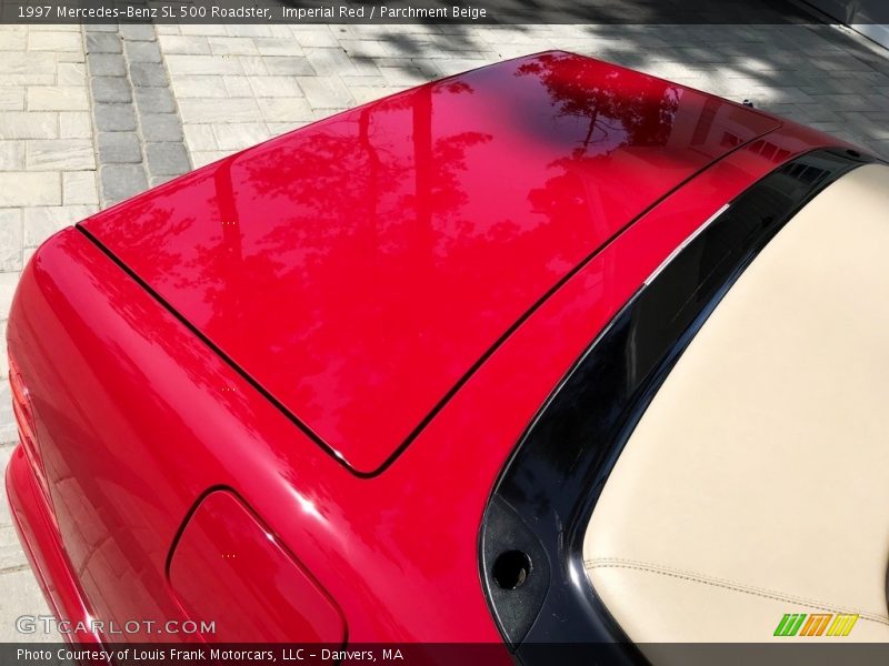 Imperial Red / Parchment Beige 1997 Mercedes-Benz SL 500 Roadster