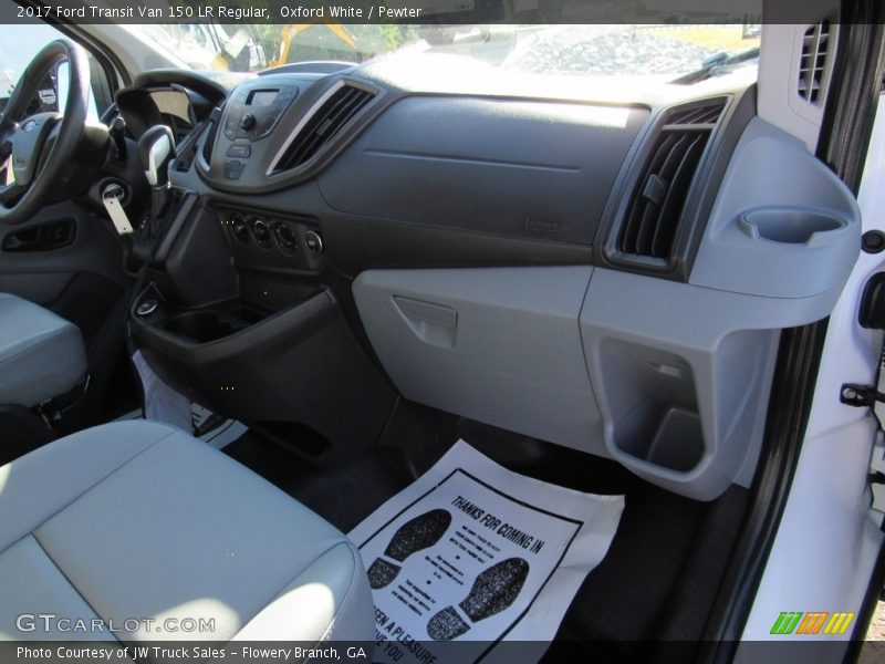 Oxford White / Pewter 2017 Ford Transit Van 150 LR Regular