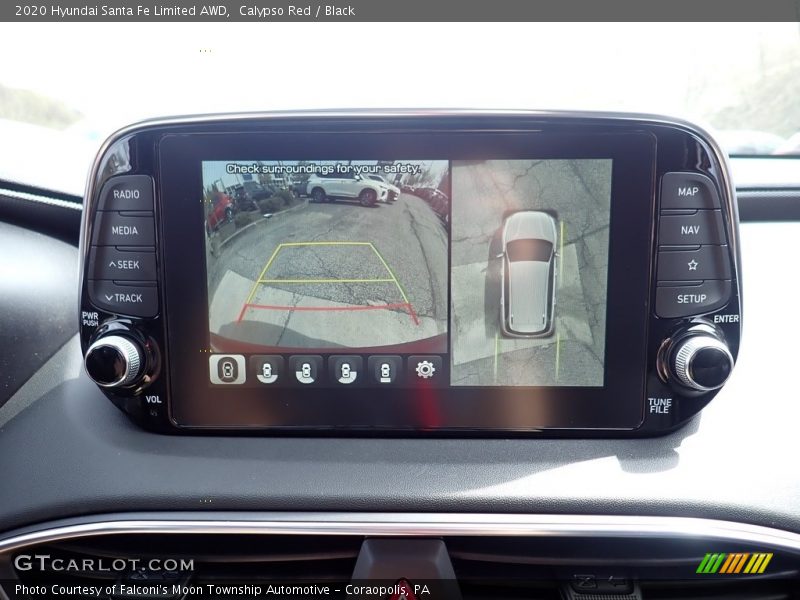 Calypso Red / Black 2020 Hyundai Santa Fe Limited AWD