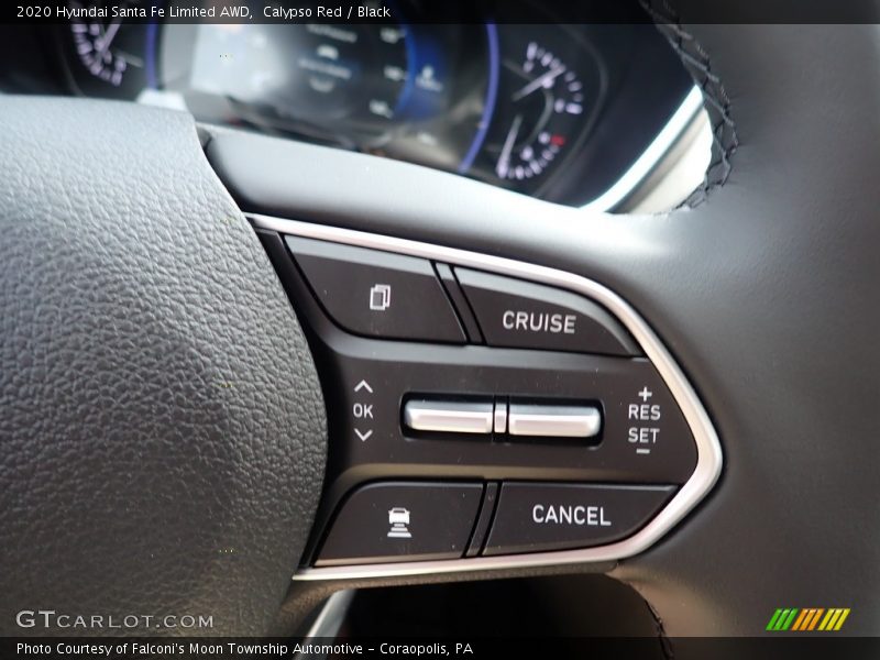 Calypso Red / Black 2020 Hyundai Santa Fe Limited AWD