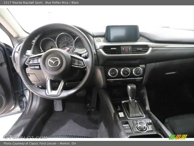 Blue Reflex Mica / Black 2017 Mazda Mazda6 Sport