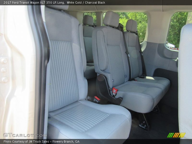 Rear Seat of 2017 Transit Wagon XLT 350 LR Long