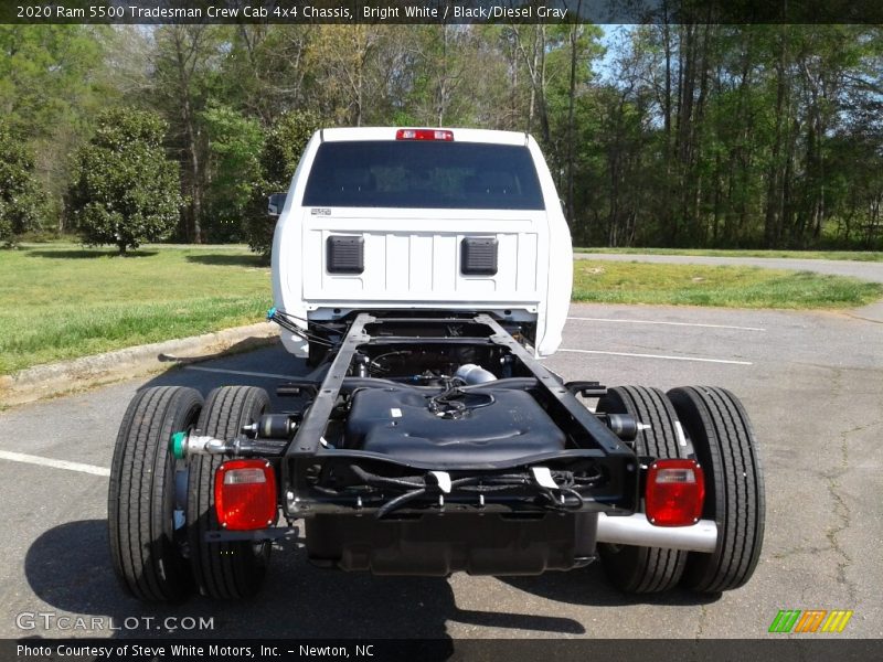 Undercarriage of 2020 5500 Tradesman Crew Cab 4x4 Chassis