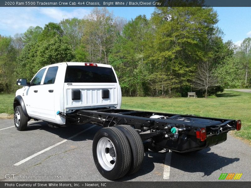 Undercarriage of 2020 5500 Tradesman Crew Cab 4x4 Chassis