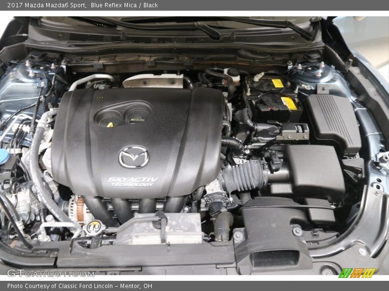 Blue Reflex Mica / Black 2017 Mazda Mazda6 Sport