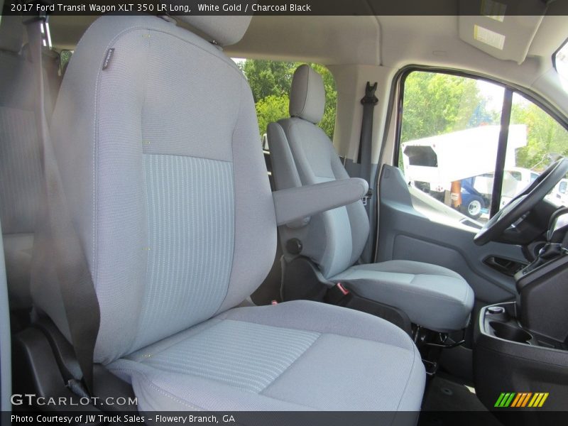 Front Seat of 2017 Transit Wagon XLT 350 LR Long