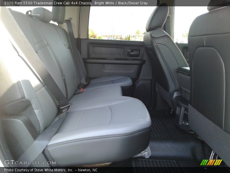 Rear Seat of 2020 5500 Tradesman Crew Cab 4x4 Chassis