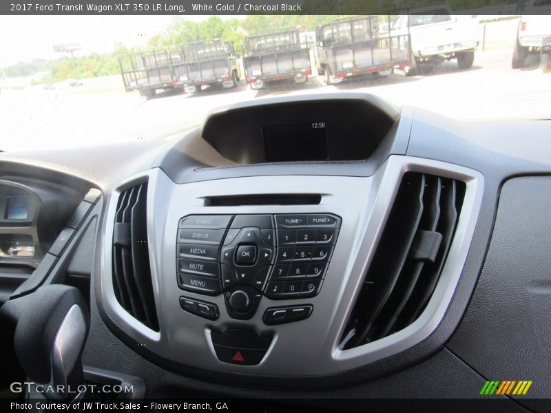 White Gold / Charcoal Black 2017 Ford Transit Wagon XLT 350 LR Long