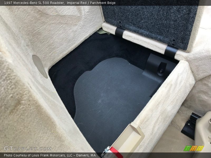 Imperial Red / Parchment Beige 1997 Mercedes-Benz SL 500 Roadster