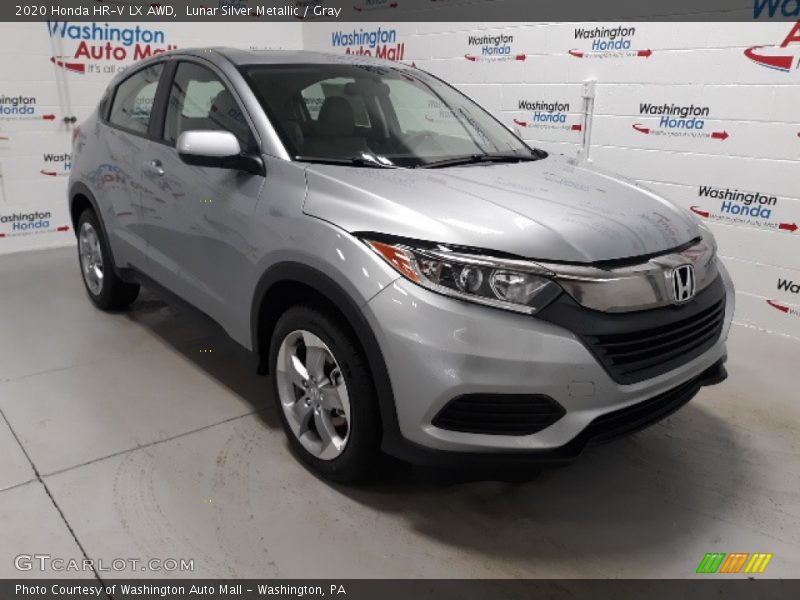 Lunar Silver Metallic / Gray 2020 Honda HR-V LX AWD
