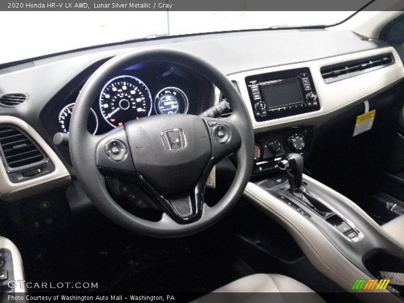 Lunar Silver Metallic / Gray 2020 Honda HR-V LX AWD