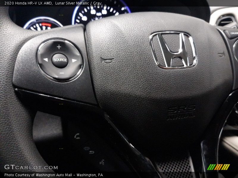 Lunar Silver Metallic / Gray 2020 Honda HR-V LX AWD
