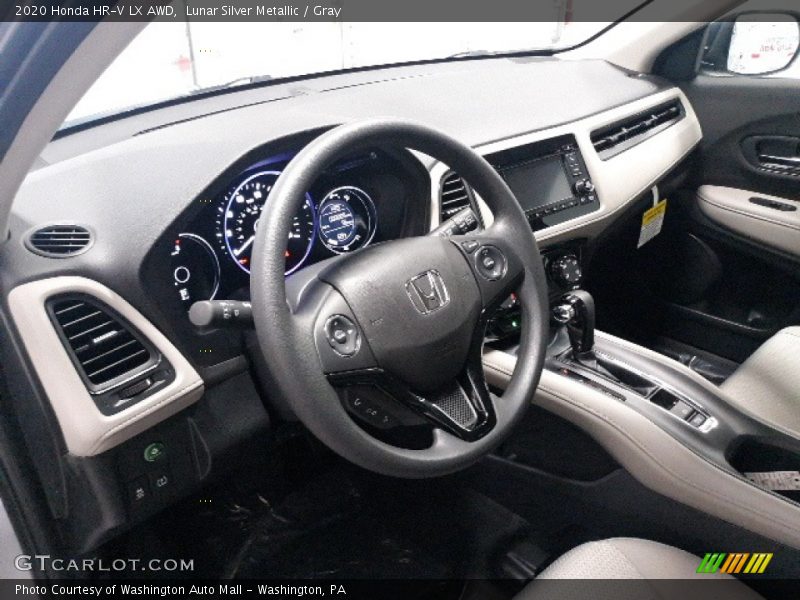 Lunar Silver Metallic / Gray 2020 Honda HR-V LX AWD