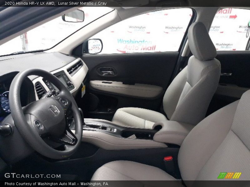 Lunar Silver Metallic / Gray 2020 Honda HR-V LX AWD